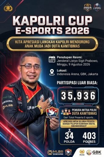 *KAPOLRI CUP E-SPORTS 2026: LANGKAH MULIA MENYATUKAN GENERASI MUDA MENJADI DUTA KAMTIBMAS DI ERA DIGITAL* *KAPOLRI CUP E-SPORTS 2026: LANGKAH MULIA MENYATUKAN GENERASI MUDA MENJADI DUTA KAMTIBMAS DI ERA DIGITAL*