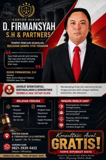Dodik Firmansyah, S.H., Advokat yang Konsisten Mengawal Pencari Keadilan hingga Titik Akhir Dodik Firmansyah, S.H., Advokat yang Konsisten Mengawal Pencari Keadilan hingga Titik Akhir