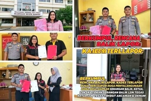 *TERLAPOR DUGA PENYALAHGUNAAN DANA DESA RENCANA LAPOR BALIK; KETUA LSM TIDAK GENTAR: BIAR HUKUM YANG BICARA* *TERLAPOR DUGA PENYALAHGUNAAN DANA DESA RENCANA LAPOR BALIK; KETUA LSM TIDAK GENTAR: BIAR HUKUM YANG BICARA*
