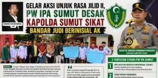 Gelar Aksi Unjuk Rasa Jilid II, PW IPA Sumut Desak Kapolda Sumut Sikat Bandar Judi Berinisial AK