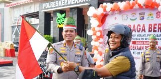 Apel Bersama Komunitas, Kapolres Meranti Lepas Ekspedisi Merah Putih Presisi
