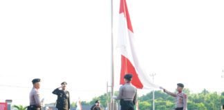 Upacara HUT RI 81 Polres Meranti Semangat Kemerdekaan Perkuat Persatuan.