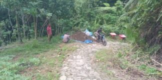 Satgas Karya Bakti TNI Lanjutkan Pembangunan Jembatan Beton di Desa Mehaga Nias Selatan