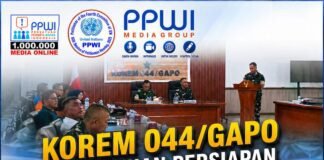 *Korem 044/Gapo Matangkan Persiapan Lomba Bidar Tradisional HUT ke-81 TNI*