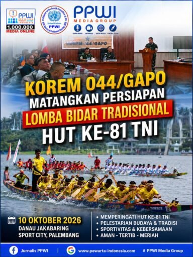 *Korem 044/Gapo Matangkan Persiapan Lomba Bidar Tradisional HUT ke-81 TNI* *Korem 044/Gapo Matangkan Persiapan Lomba Bidar Tradisional HUT ke-81 TNI*