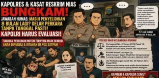 *KAPOLRES, KASAT RESKRIM NIAS BUNGKAM 8 BULAN LAGI GELAR PERKARA TANPA TANGGAL PASTI KAPOLRI HARUS EVALUASI!*