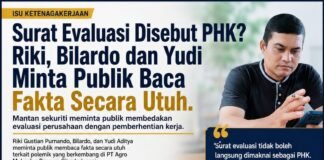 *BANTAH ISU PHK TERSELUBUNG: JANGAN SATU SUARA ATAS NAMA 67 PERSONEL SEKURITI*