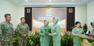 Danrem 022/PT Pimpin Tradisi Pelepasan Kasiintel Kasrem 022/Pantai Timur