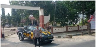 Personil Polsek Ngimbang Gelar Patroli Kamtibmas Di Obvit Guna Cegah Kriminalitas Dan Premanisme