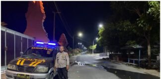 Polsek Ngimbang Gencar Gelar Patroli Blue Light Guna Daya Cegah Dan Tangkal 4C Di Daerah Rawan
