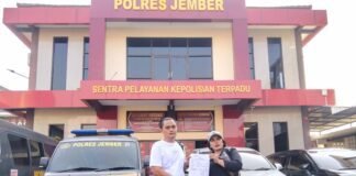 WN dan BS Resmi Laporkan Dugaan Pencemaran Nama Baik ke Polres Jember