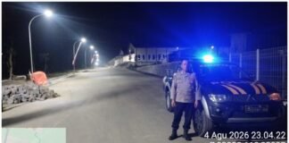 Polsek Ngimbang Gencar Gelar Patroli Blue Light Guna Daya Cegah Dan Tangkal 4C Di Daerah Rawan