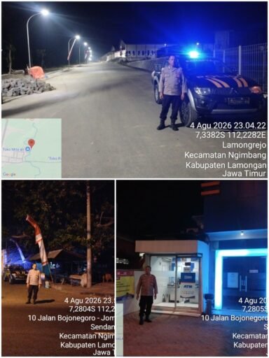 Polsek Ngimbang Gencar Gelar Patroli Blue Light Guna Daya Cegah Dan Tangkal 4C Di Daerah Rawan Polsek Ngimbang Gencar Gelar Patroli Blue Light Guna Daya Cegah Dan Tangkal 4C Di Daerah Rawan