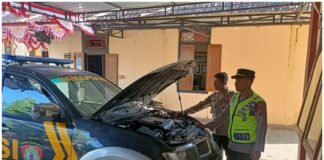 Polsek Ngimbang Laksanakan Pengecekan Barang Inventaris dan Kebersihan Mapolsek Ngimbang