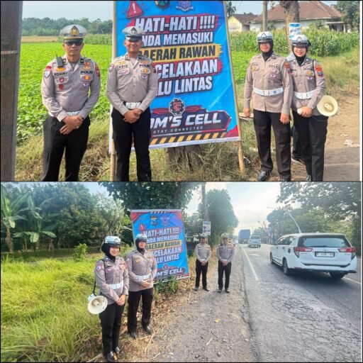 Cegah Kecelakaan, Satlantas Polres Jember Gencarkan Edukasi di Jalur Blackspot Cegah Kecelakaan, Satlantas Polres Jember Gencarkan Edukasi di Jalur Blackspot