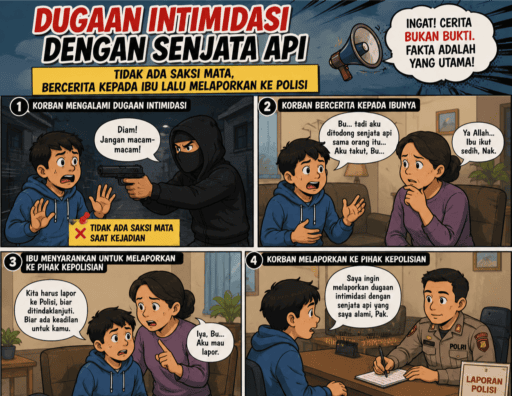 Ibu Pelapor Akui Tak Melihat Langsung Dugaan Intimidasi, Informasi Diperoleh dari Cerita Anaknya Ibu Pelapor Akui Tak Melihat Langsung Dugaan Intimidasi, Informasi Diperoleh dari Cerita Anaknya