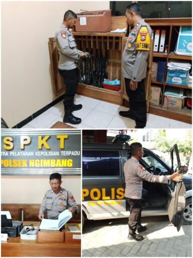 Polsek Ngimbang Laksanakan Pengecekan Barang Inventaris dan Kebersihan Mapolsek Ngimbang Polsek Ngimbang Laksanakan Pengecekan Barang Inventaris dan Kebersihan Mapolsek Ngimbang