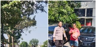 Guna Cegah Gangguan Kamtibmas Polsek Ngimbang Gelar Patroli Di Obyek Vital (Obvit) Di Siang Hari