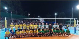 Polsek Ngimbang Gelar Pembukaan Turnanen Bola Voli Danyon Cup 887/KJM Tahun 2026