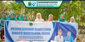 Sentuhan Dingin Ketua PKK PALI Dwi Septaria SE, Berdayakan Perempuan Lewat Sektor Perikanan