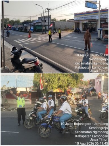 Polsek Ngimbang Secara Rutin Gelar Commanderwish Di Pagi Hari Guna cegah Kemacetan di Wilayah Ngimbang Polsek Ngimbang Secara Rutin Gelar Commanderwish Di Pagi Hari Guna cegah Kemacetan di Wilayah Ngimbang