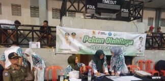 Pekan Olah Raga Perangkat Desa Se- Kecamatan Majalaya, Kabupaten Bandung GOR KONI Majalaya