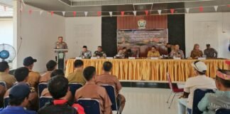 Kapolres Muara Enim Perkuat Sinergi Lintas Sektor Cega Karhutla DiSungai Rotan