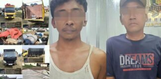 Dua Truk Bermuatan Masing Masing 10 Ton Minyak DiAmankan Polres Lahat