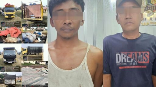 Dua Truk Bermuatan Masing Masing 10 Ton Minyak DiAmankan Polres Lahat Dua Truk Bermuatan Masing Masing 10 Ton Minyak DiAmankan Polres Lahat