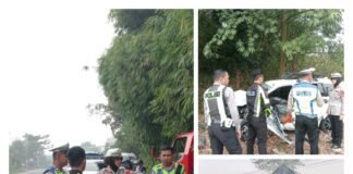 Tiga Orang Meninggal Dunia Akibat Tabrakan Maut Truk Fuso Dan Minibus Di Prabumulih