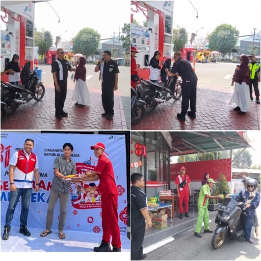 Sambut HUT ke-81 RI, SPBU Otista Jember Bagikan Sembako untuk Konsumen Pertamax Sambut HUT ke-81 RI, SPBU Otista Jember Bagikan Sembako untuk Konsumen Pertamax