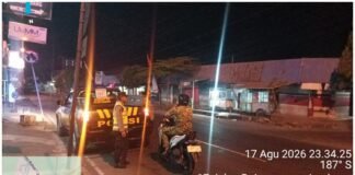 Polsek Ngimbang Gencar Gelar Patroli Blue Light Guna Daya Cegah Dan Tangkal 4C Di Daerah Rawan