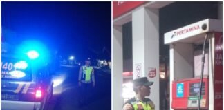 Pastikan Wilayah Ngimbang tetap Aman Personil Polsek Ngimbang Gelar Patroli Blue Light 4C Di Daerah Rawan