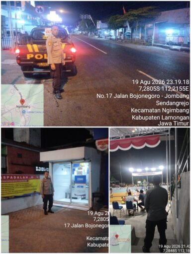 Pastikan Wilayah Ngimbang tetap Aman Personil Polsek Ngimbang Gelar Patroli Blue Light 4C Di Daerah Rawan Pastikan Wilayah Ngimbang tetap Aman Personil Polsek Ngimbang Gelar Patroli Blue Light 4C Di Daerah Rawan