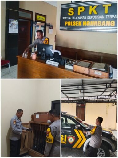 Polsek Ngimbang Laksanakan Pengecekan Barang Inventaris dan Kebersihan Mapolsek Ngimbang Polsek Ngimbang Laksanakan Pengecekan Barang Inventaris dan Kebersihan Mapolsek Ngimbang