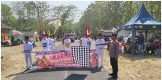Polsek Ngimbang Gelar Pengamanan Pemberangkatan Karnaval Tingkat SMP/SMA Sederajat Tahun 2026