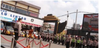 Polres Lamongan Cek Kesiapan Personel Dan Perlengkapan PHH Siap Hadapi Situasi Kontingensi