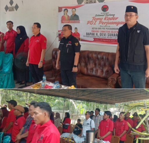 PDIP Sumsel Konsolidasi di PALI, Intip Strategi H. Devi Suhartoni Perkuat Mesin Partai hingga Anak Ranting PDIP Sumsel Konsolidasi di PALI, Intip Strategi H. Devi Suhartoni Perkuat Mesin Partai hingga Anak Ranting