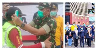 Cegah ISPA Akibat Asap KPK-M E Turun Langsung Bagikan Masker Kepada Masyarakat