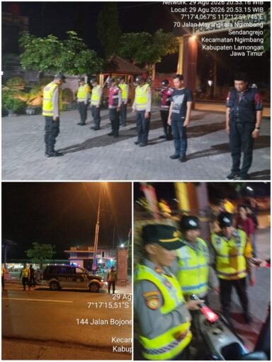 Polsek Ngimbang Gelar Patroli (KYRD) Gabungan Skala Besar, Antisipasi 3C hingga Balap Liar Polsek Ngimbang Gelar Patroli (KYRD) Gabungan Skala Besar, Antisipasi 3C hingga Balap Liar