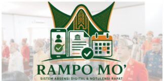 Kehadiran Peserta Sidang di DPRD Toraja Utara Dapat Dipantau Melalui Layanan RAMPO MO’