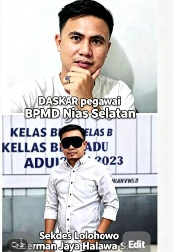 Sebut Pegawai DPMD Nisel Terima Aliran Dana, Herman Jaya Halawa, S.Th Mantan Sekdes Lolohowa Asal Bicara. Sebut Pegawai DPMD Nisel Terima Aliran Dana, Herman Jaya Halawa, S.Th Mantan Sekdes Lolohowa Asal Bicara.