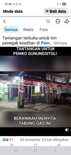 Viral, Wakil Wali Kota Gunungsitoli Martinus Lase!!! Bungkam Disorot Soal Dugaan Tabung Gas 3 Kg Subsidi Viral, Wakil Wali Kota Gunungsitoli Martinus Lase!!! Bungkam Disorot Soal Dugaan Tabung Gas 3 Kg Subsidi