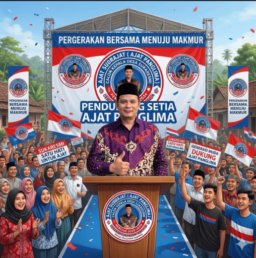 Ajat Sudrajat panglima resmi maju mencalonkan diri sebagai calon kepala desa Sukaresmi Ajat Sudrajat panglima resmi maju mencalonkan diri sebagai calon kepala desa Sukaresmi