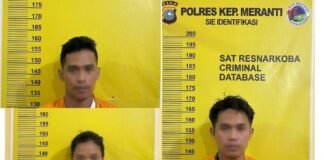 Satresnarkoba Polres Meranti Ringkus Tiga Pengedar Ekstasi