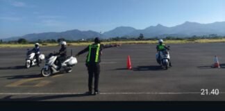 Mantapkan Kesiapan Pamwal MotoGP 2026, Polwan Polda NTB Latihan Intensif Gunakan Moge