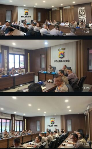 Rakor Bersama Mabes Polri, Polda NTB Matangkan BKO Personel Pengamanan MotoGP Rakor Bersama Mabes Polri, Polda NTB Matangkan BKO Personel Pengamanan MotoGP