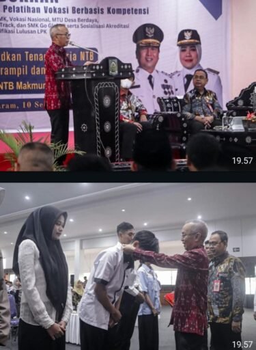Buka Pelatihan Vokasi Berbasis Kompetensi, Sekda NTB Tekankan Kolaborasi Semua Pihak Harus Ditingkatkan Buka Pelatihan Vokasi Berbasis Kompetensi, Sekda NTB Tekankan Kolaborasi Semua Pihak Harus Ditingkatkan