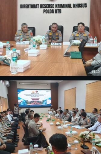 Puslitbang Polri Evaluasi Mutu Pengadaan Barang dan Jasa di Polda NTB Puslitbang Polri Evaluasi Mutu Pengadaan Barang dan Jasa di Polda NTB