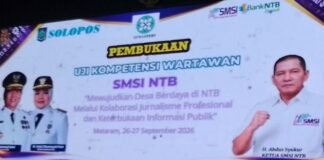 UKW SMSI NTB Mendorong Wartawan Makin Profesional